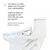 Brondell Swash 1400 Luxury Bidet Toilet Seat with Remote Control Round, White