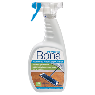 Bona PowerPlus Hardwood Floor Deep Cleaner Spray for Heavy Dirt Build Up