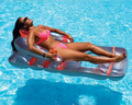 Pink Deluxe Inflatable Pool Lounge Chair