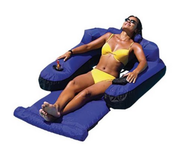 Swimline Ultimate Fabric Covered Pool Inflatable Floating Chair