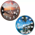Wall Clock & Thermometer Combo