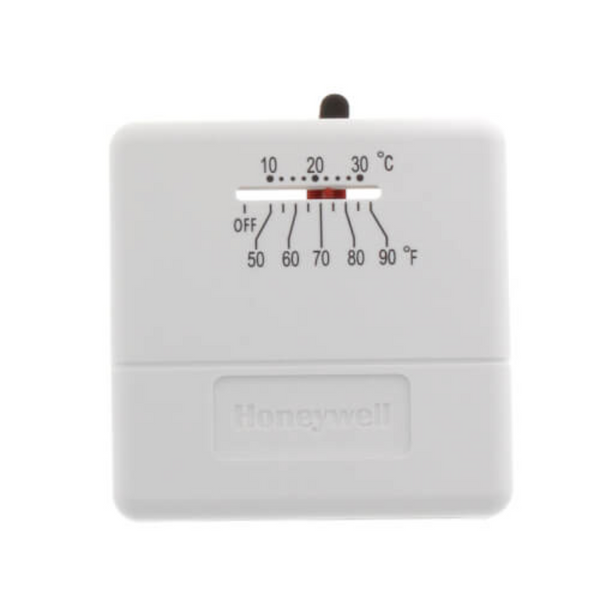 Honeywell Home T812A1010 Low Voltage Mercury-Free Thermostat with Positive Off, Heat Only, °C/°F - PureFilters.ca