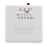 Honeywell Home TS812A1007 Low Voltage Mercury-Free Thermostat with Positive Off, Heat Only, °C/°F - PureFilters.ca