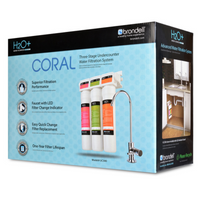 Brondell Coral Three-Stage Undercounter Water Filtration System