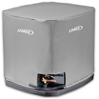 Brinmar 0344AP, Full AC Winter Cover with Lennox Logo, 28-1/4 x 28-1/4 x 37-1/4", Gray - PureFilters.ca