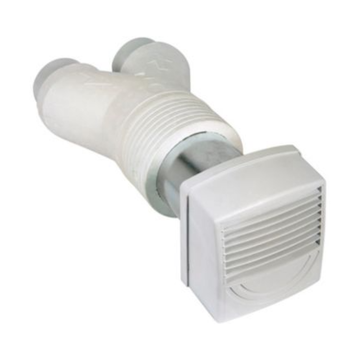 Y3813 Lennox 99-190 Dual Weatherhood Kit for Air Exchangers, 6"