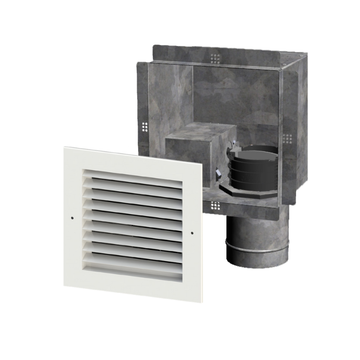 Aldes ZRT-2-6-120 Zone Register Terminal, Ceiling Mount