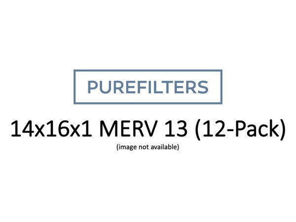 Pleated 14x16x1 Furnace Filters - (12-Pack) - MERV 8, MERV 11 and MERV 13 - PureFilters