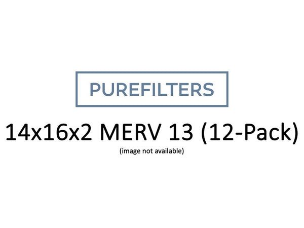 Pleated 14x16x2 Furnace Filters - (12-Pack) - MERV 8, MERV 11 and MERV 13 - PureFilters
