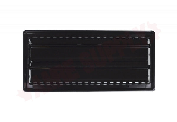 Imperial Louvered Floor Register/Vent Cover, 4" x 10", Black