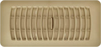 Imperial 4"x10" Plastic Floor Register/Vent Cover, Taupe