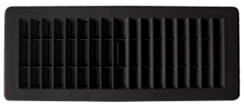 Primex Floor Register/Vent Cover, 4" x 8", Black