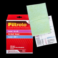 64810 Hoover / Dirt Devil / Eureka Final Filter 04 & 06 / Breeze Canister / CMF-1 Filter 3M Filtrete - PureFilters