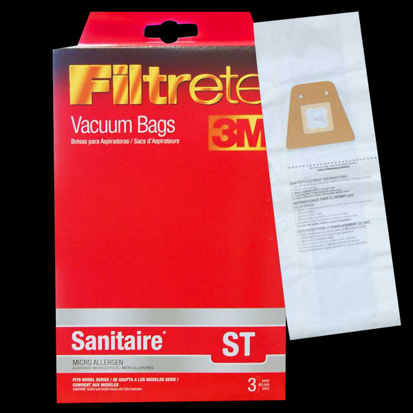 67721 Sanitaire ST Bag 3M Filtrete Fits Models Sanitaire* S670D, S677D, SC678A, SC883A, SC888J, 600 & 800 - PureFilters