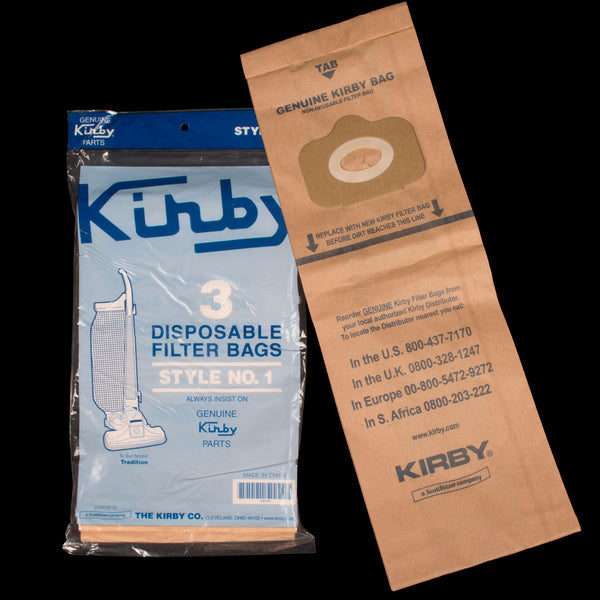 BA10/70 Kirby OEM Paper Bag Style 1 Traditional **3 Pack** - PureFilters