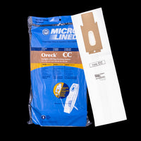 BA1615 Oreck Upright Type CC Paper Bag Microlined 2000 8000 9000 5000 U2000 U2000RB Docking Models U3800 DVC CCPK8DW Self Closing Collar XL5 XL7 XL21 **8 Pack** - PureFilters