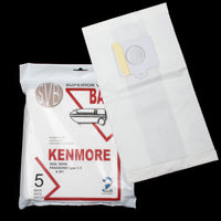 BA261 Kenmore Paper Bag Type 5055 50403 50558 50557 Also Fits Panasonic Canister C5 SVB C18 Whispertone LG VC4351 MCCG902 **5 Pack** - PureFilters