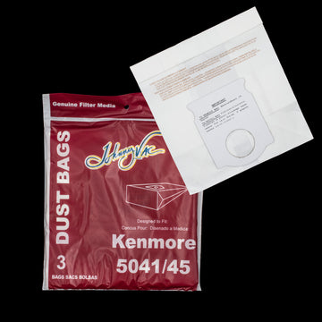 BA277 Kenmore Paper Bag Pack of 3 for Canister Vacuum Models 5041 & 5045 7220C