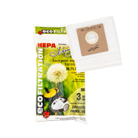 BA3009H HEPA bag for Johnny vac Prima canister Pack of 3 - PureFilters