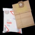 BA38504 Taski Paper Bag Bora 12 With Bag Closer. 2 Ply Best Quality 10 Pack Bag Length 13"