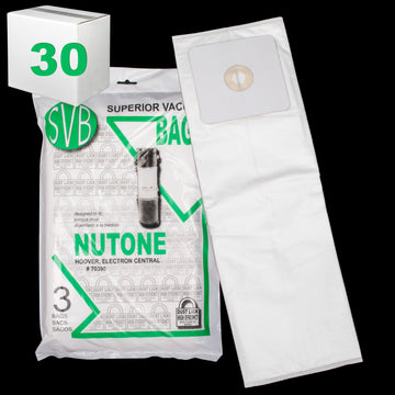 BA70390-CS30 Nutone Electron SC190 SC300 Central Dustlock Bags Best Quality 3 Pack Multi Ply Hoover **Case of 30**