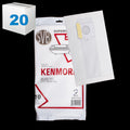 BAV137-CS20 Kenmore Paper Bag Type 5055 50403 50558 50557 2-Ply Panasonic C5 **10 Pack - Case of 20 SVB**