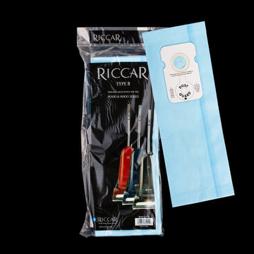 C15-6 Riccar OEM Paper Bag Pack of 6 Type B for 8000 & 8900 Series Upright Vacuums *Also Fits Simplicity 7 Series Models*