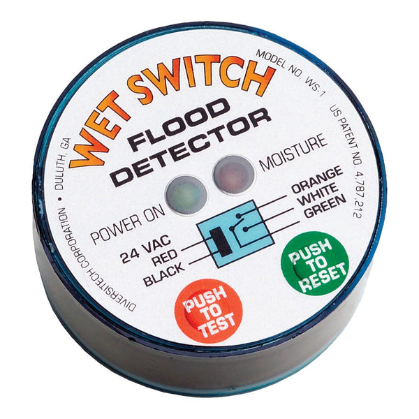 DiversiTech Wet Switch Flood Detector for Condensate Overflow Detection - PureFilters