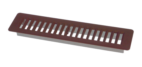 Primex Floor Register/Vent Cover, 2-1/4" x 14", Chocolate Brown