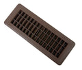Primex Floor Register/Vent Cover, 4" x 14", Chocolate Brown