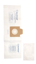 JAN-EC934-2(10) Janitized Paper Bag Euroclean UZ934 & UZ932 Canister Micro Filter 2 Prefilters CaseE Of 10 - 10pks OEM# 1406905020 1406905010