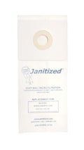JAN-NFWHL-2(10) Janitized Paper Bag Nilfisk Whirlamatic VS20 Burnisher Micro Filter Case Of 10 10pks OEM# 391185