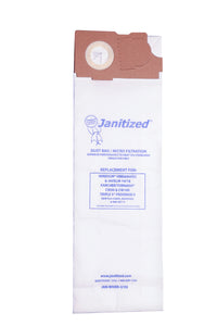 JAN-WIVER-3(10) Janitized Paper Bag Windsor Versamatic, Javelin 14/18 - Micro Filter Case Of 10 - 10pks OEM# 8.600-046.0 OR 2003 Karcher Tornado CW50 CW100 OEM# 6.906-907.0 OR 6.900-488.0 Triple S Prosense II OEM# 86000460 OR 2003 Betco SM1400T - PureFilters