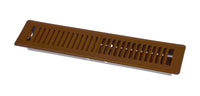 Imperial Louvered Floor Register/Vent Cover, 2-1/4" x 14", Brown