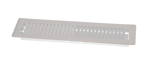 Imperial Louvered Floor Register/Vent Cover, 2-1/4" x 14", White