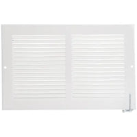 Imperial Sidewall Grille/Vent Cover, 10" x 6", White