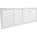 Imperial Sidewall Grille/Vent Cover, 24" x 8", White