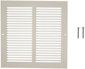 Imperial Sidewall Grille/Vent Cover, 8" x 8", White