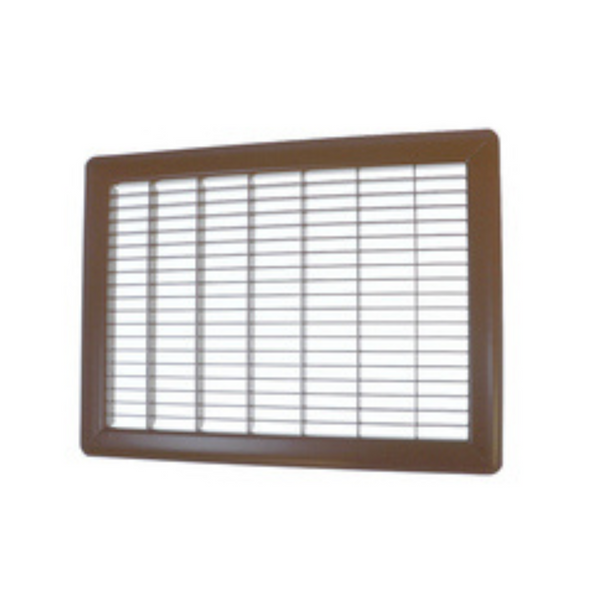 Imperial Return Air Floor Grille/Vent Cover, 10" x 14", Brown
