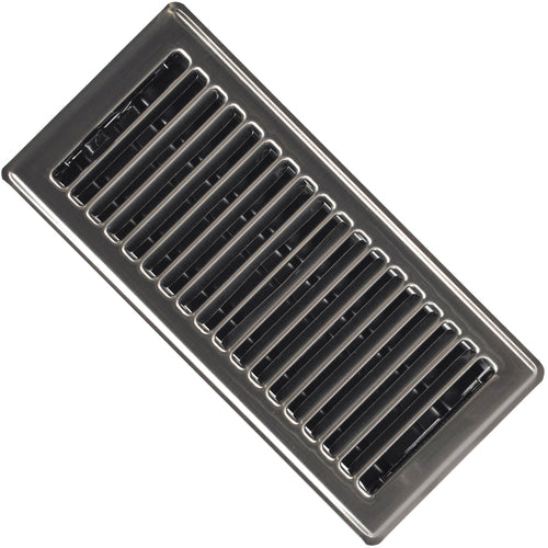 Imperial Louvered Floor Register/Vent Cover, 3" x 10", Pewter