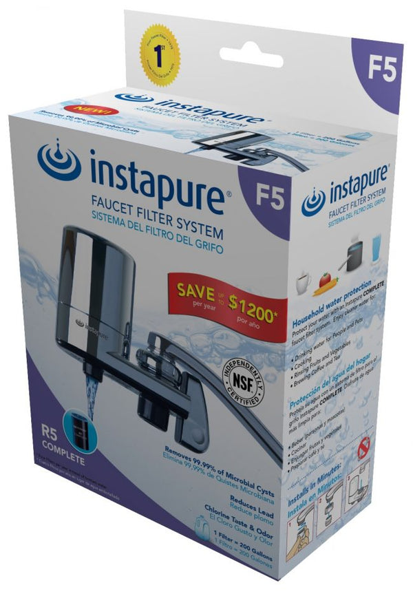 Rainfresh Instapure Faucet Filter System (Chrome) F5C - PureFilters