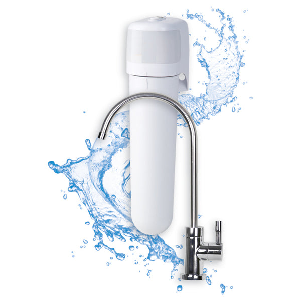 Rainfresh UC205 Drinking Water System – Under-Sink Filter, Removes Chlorine & Sediment, Clear Sump, Includes Connector Kit