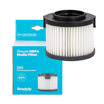 SF65 Simplicity OEM HEPA Filter for Cordless Multi-Use Vacuum Models S65, S65S, S65D, & S65P