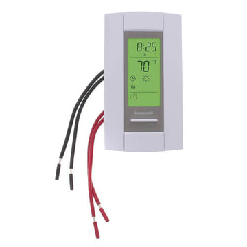 Honeywell Home LineVoltPRO Digital Thermostat [Programmable, Heat Only, 208/240V, DPST]