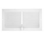 Imperial Sidewall Register/Vent Cover, 12" x 6", White