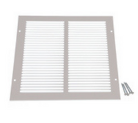 Imperial Sidewall Grille/Vent Cover, 10" x 10", White