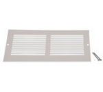 Imperial Sidewall Grille/Vent Cover, 10" x 4", White