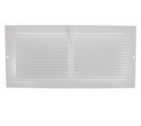 Imperial Sidewall Register/Vent Cover, 14" x 6", White