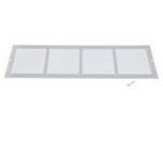 Imperial Sidewall Grille/Vent Cover, 24" x 6", White