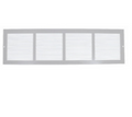 Imperial Sidewall Grille/Vent Cover, 24" x 6", White
